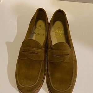Todd Snyder Men's Brown Sanders Suede Loafers Sz 10.5.  NWOB